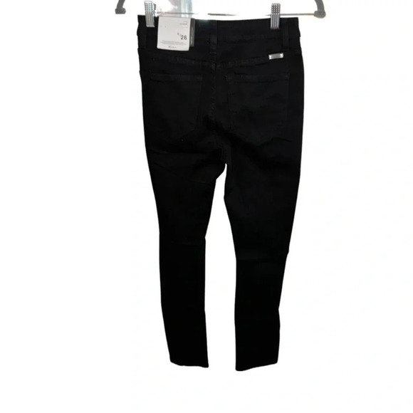 Kancan High Rise Super Skinny Black Jeans Size 5/26 - Picture 5 of 9